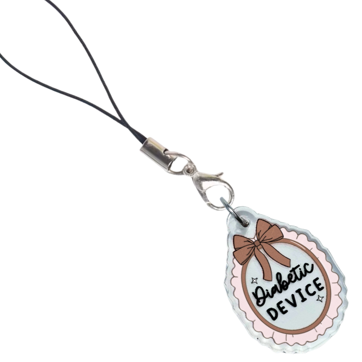 Diabetic Device Bow Charm
