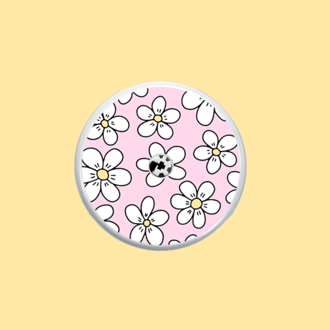 Daisies Freestyle Libre 1/2 Sensor Sticker