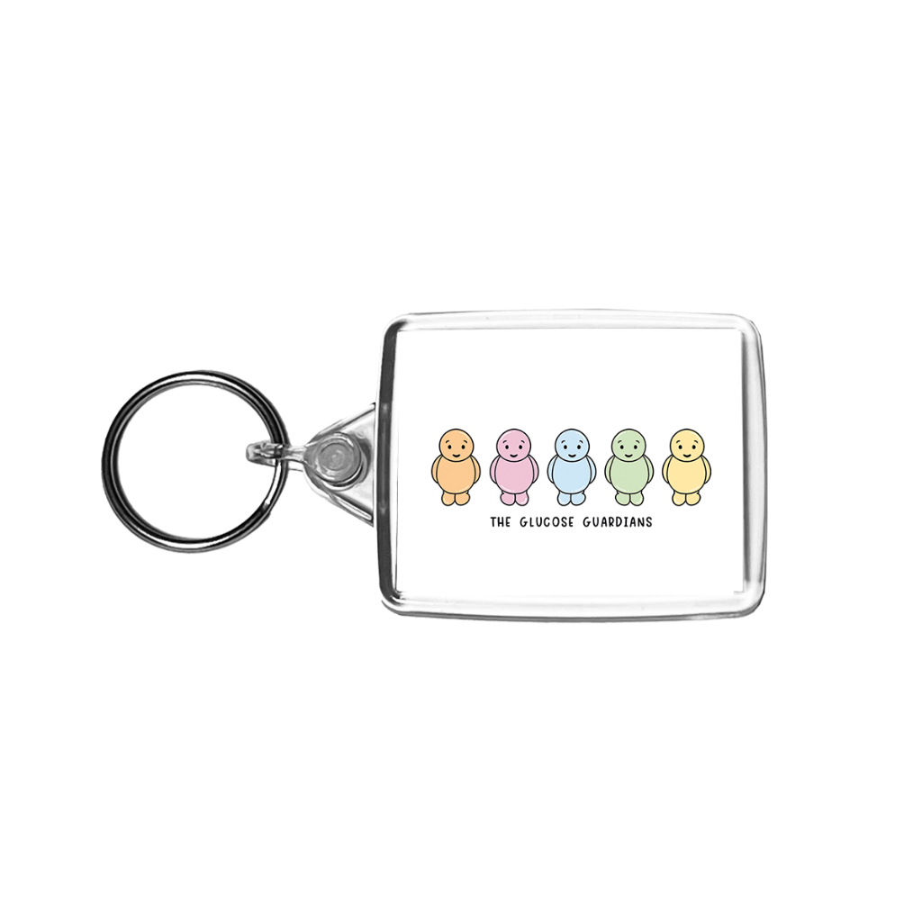 Glucose Guardians Jelly Baby Keychain