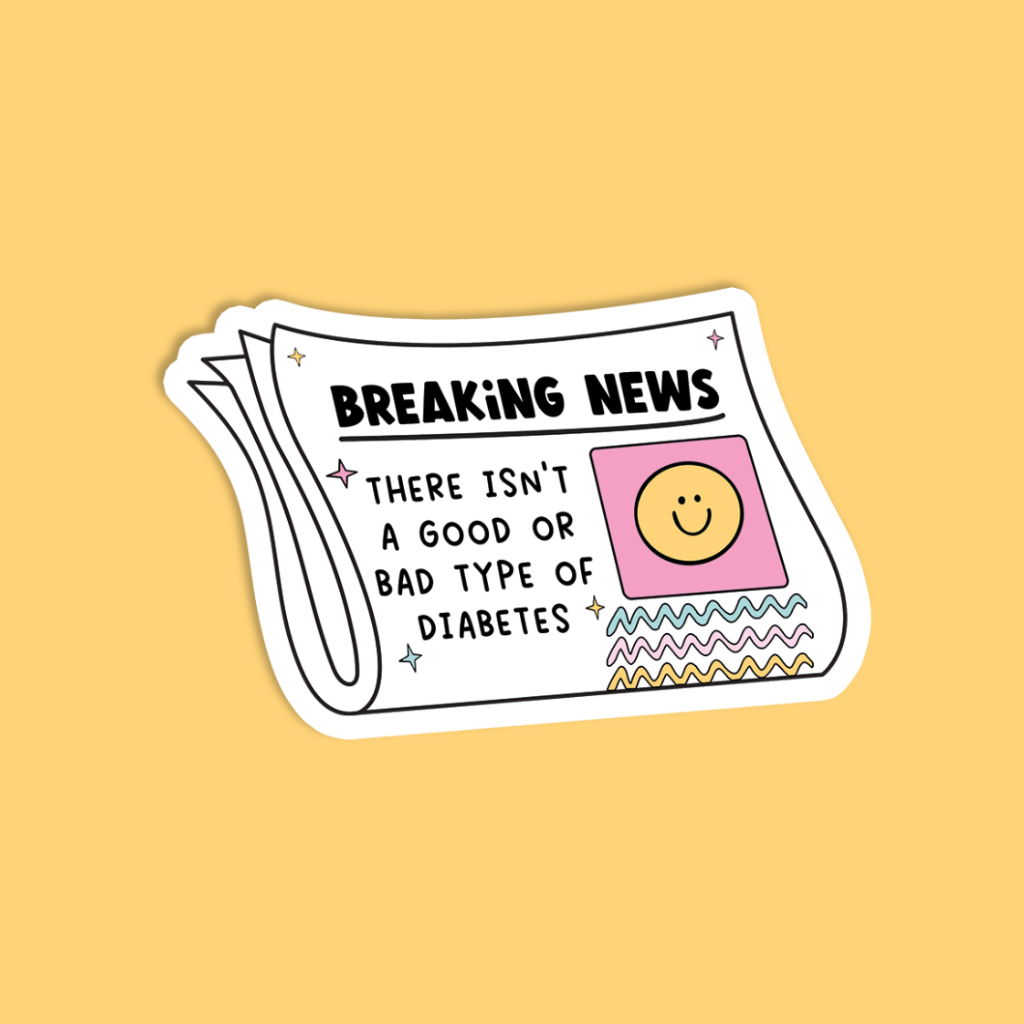 Breaking Diabetes News Sticker