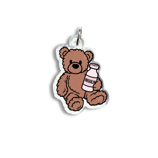 Insulin Bear Charm