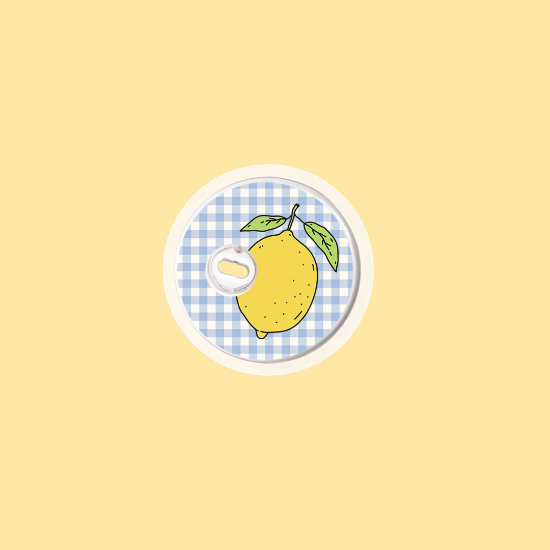Lemon Zest Freestyle Libre 3 Sensor Sticker