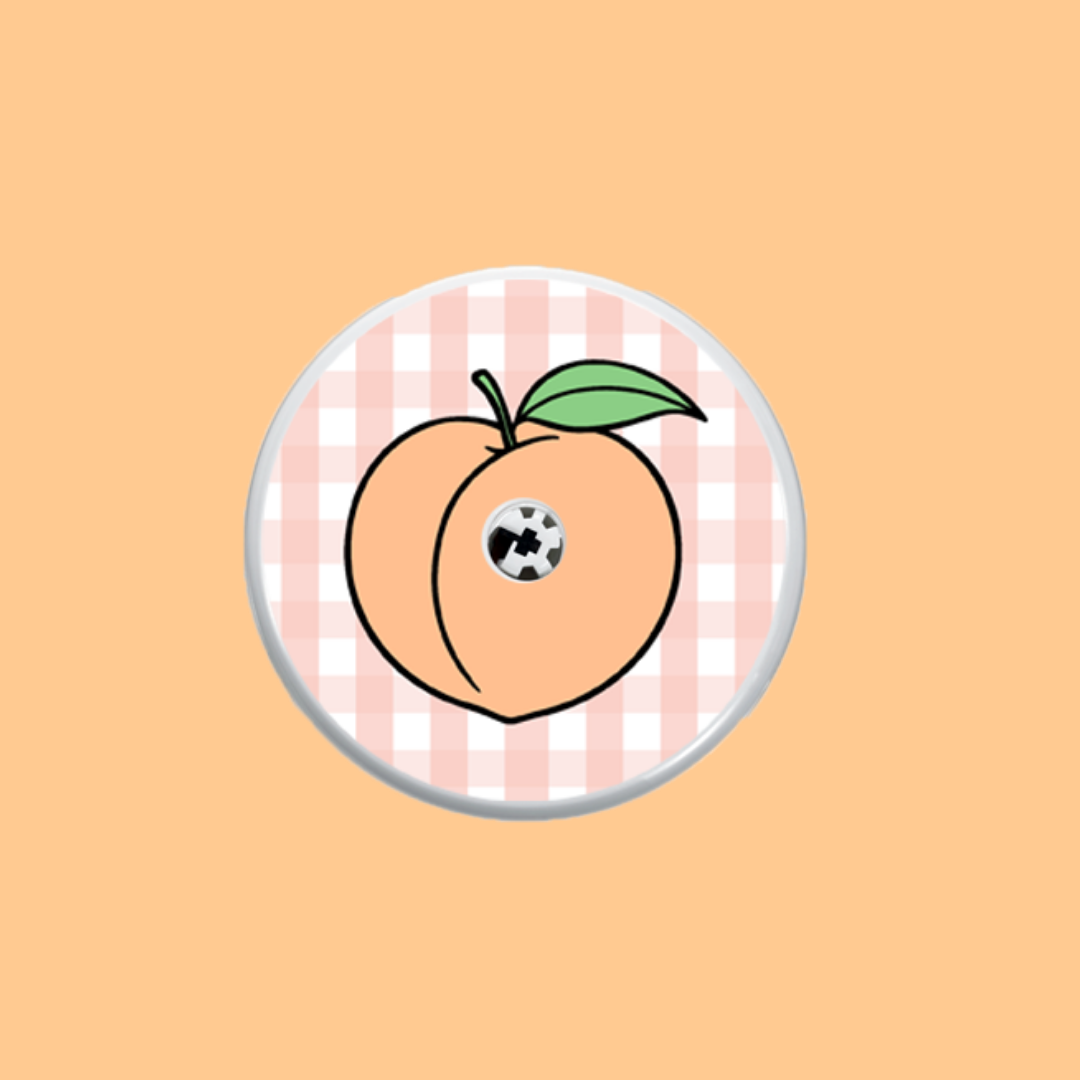 Perfectly Peach Freestyle Libre 1/2 Sensor Sticker