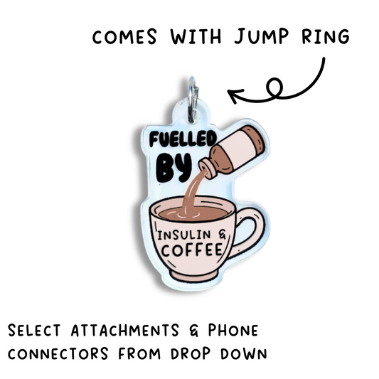 Fuelled By Coffee Charm