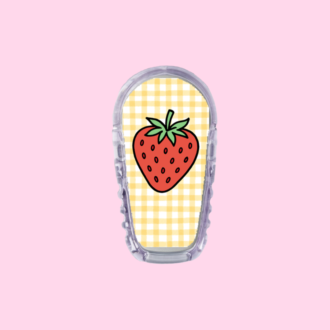 Sweet Strawberries Dexcom G6/One Sensor Sticker
