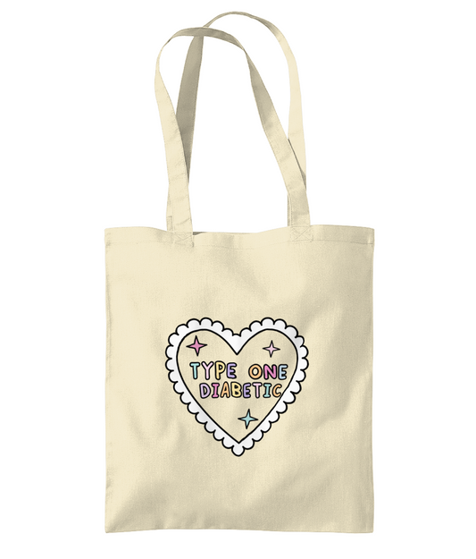 Type One Heart Tote Bag