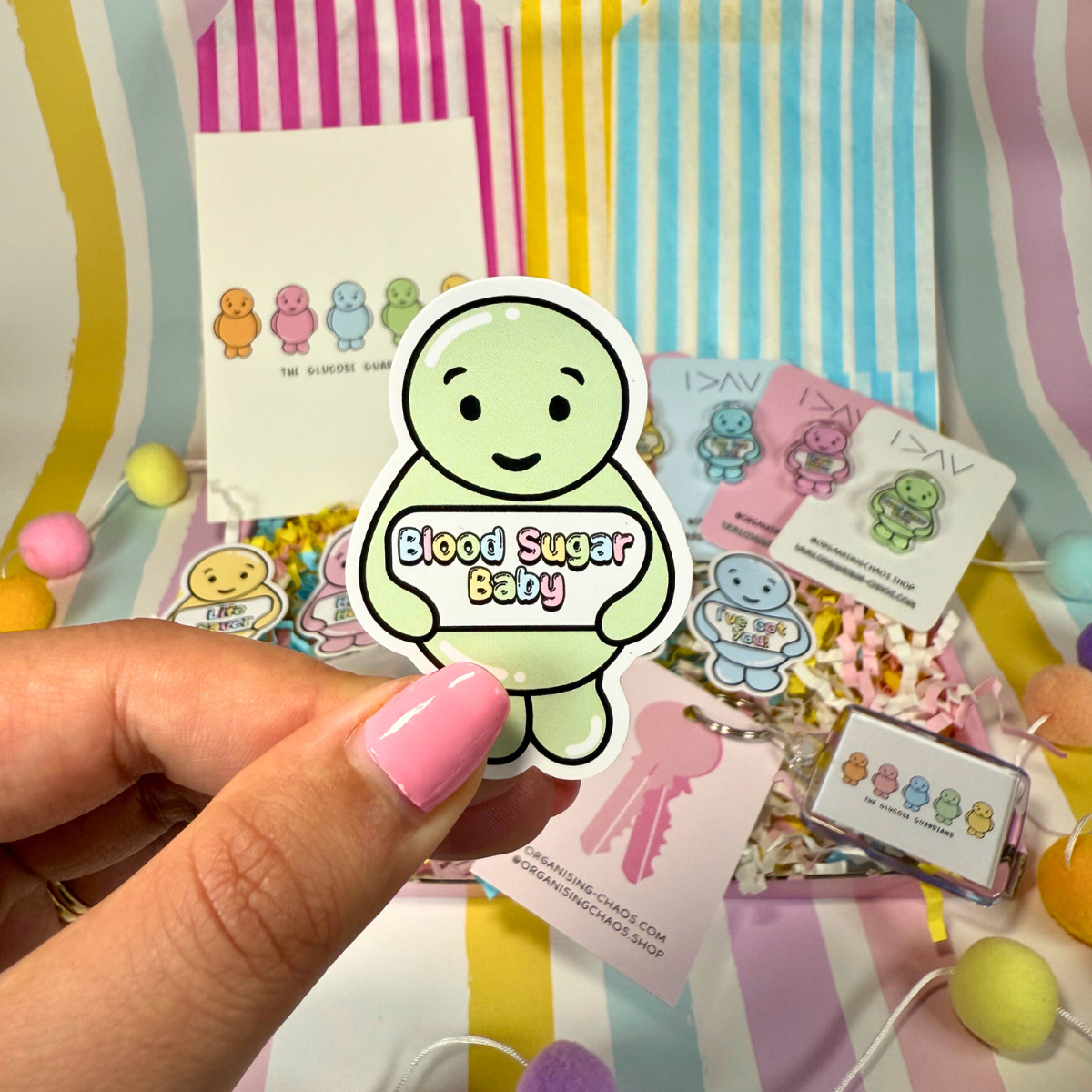 Blood Sugar Jelly Baby Sticker