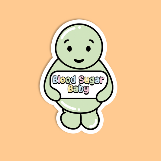 Blood Sugar Jelly Baby Sticker