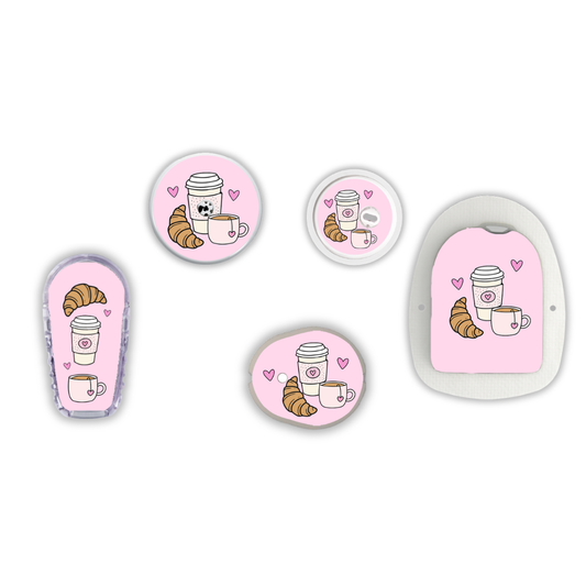 Croissants for Breakfast Device Stickers