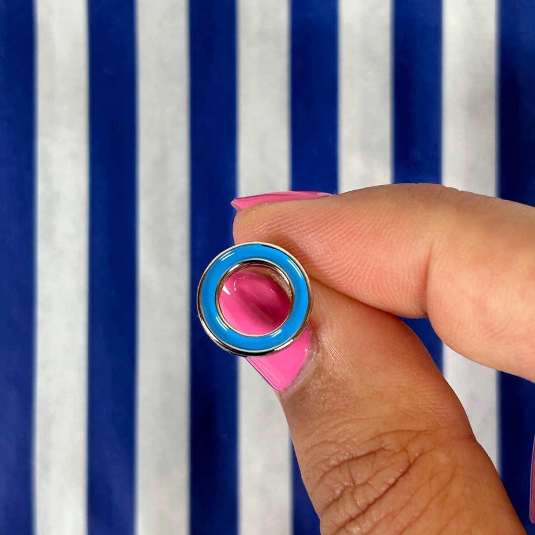Diabetes Awareness Blue Circle Enamel Pin
