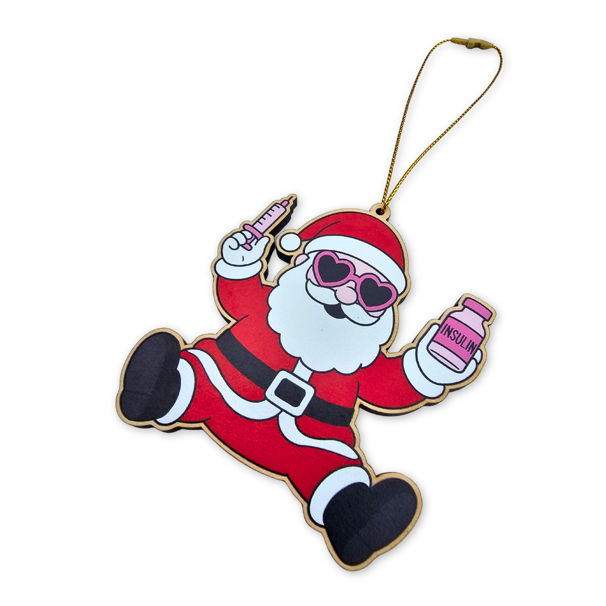 Insulin Santa Decoration