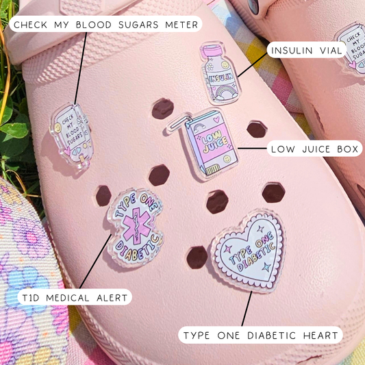 Diabetic Shoe Charms