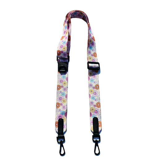 Retro Flowers CrossBody Strap