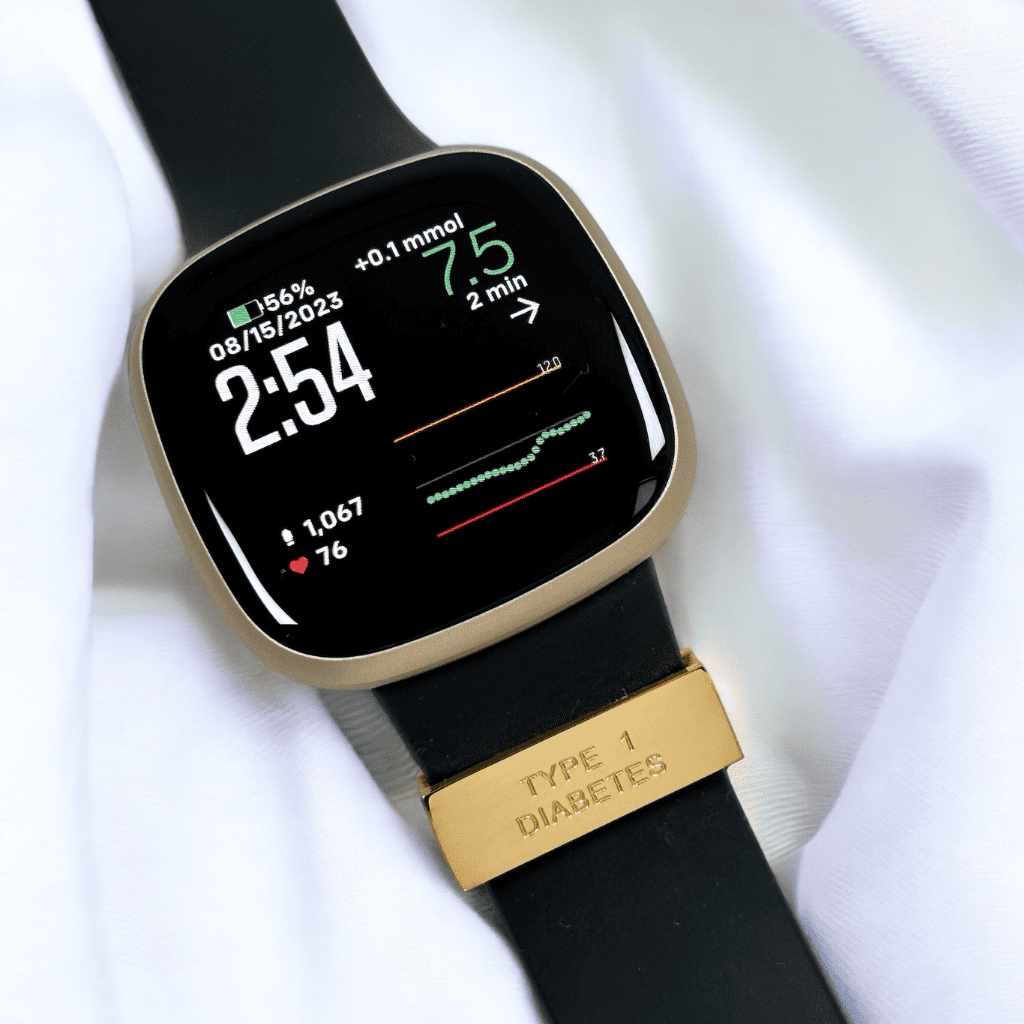 Metal Type One Diabetes Watch Sleeves