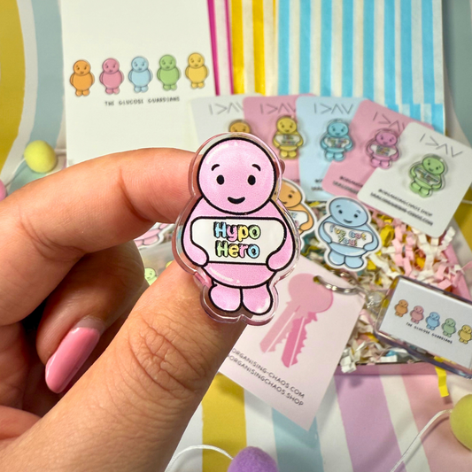 Hypo Hero Jelly Baby Pin Badge