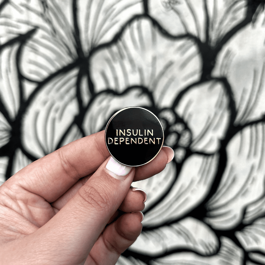 Insulin Dependent Enamel Pin