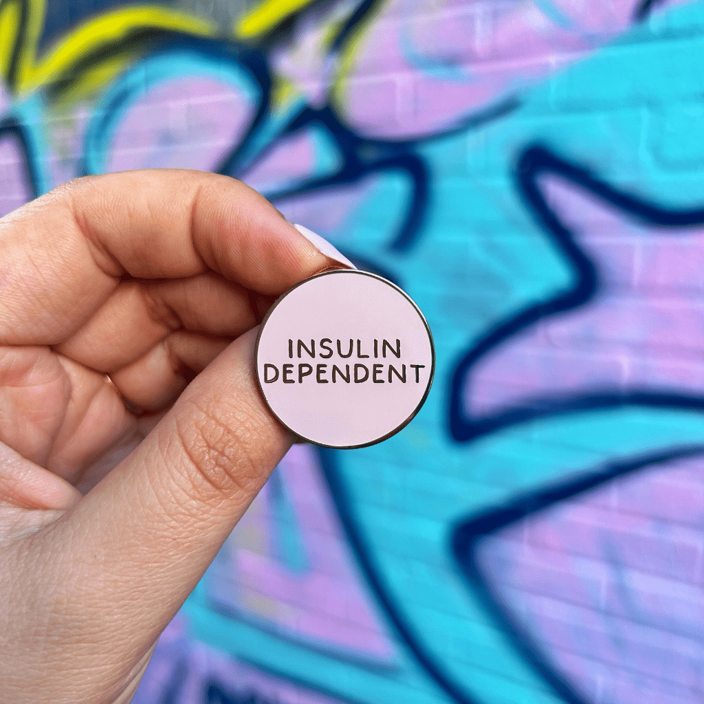 Insulin Dependent Enamel Pin