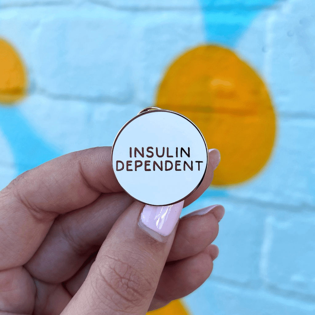 Insulin Dependent Enamel Pin