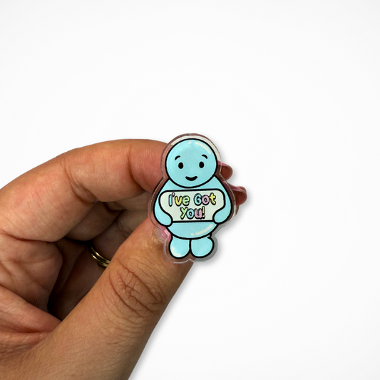 I've Got You Jelly Baby Pin Badge
