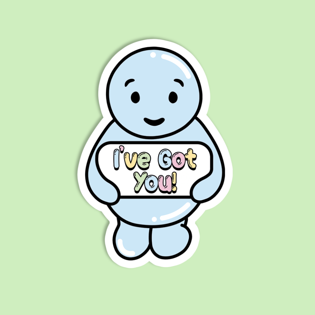 I've Got You Jelly Baby Sticker