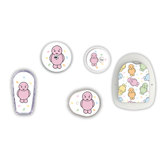 Jelly Baby Device Stickers