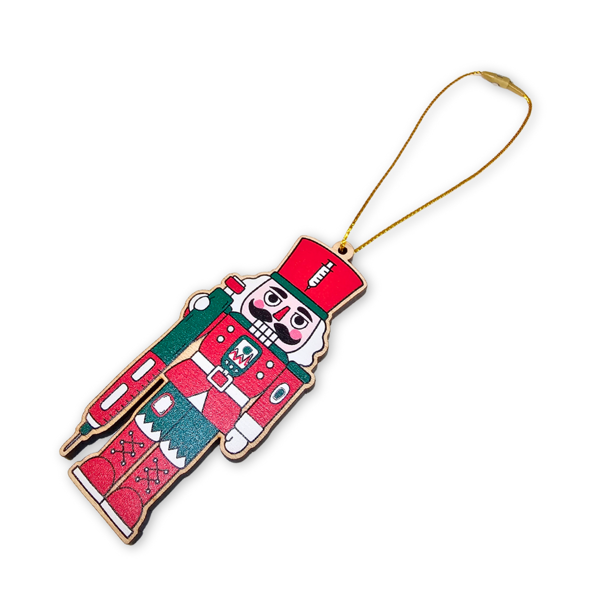 Red & Green Nutcracker Decoration