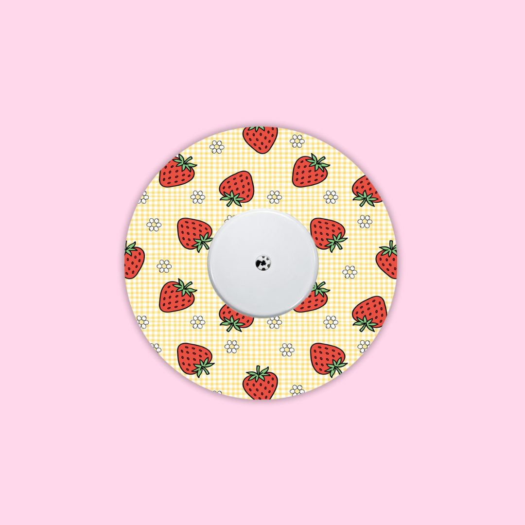 Sweet Strawberries Freestyle Libre 1/2 Patch