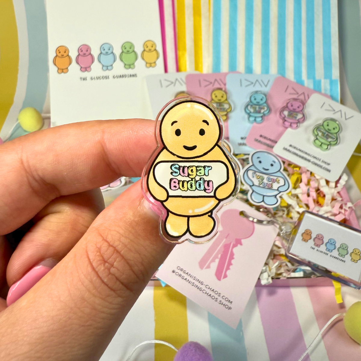 Sugar Buddy Jelly Baby Pin Badge