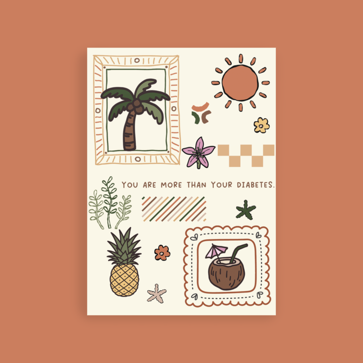 You are more than your Diabetes Summer Card