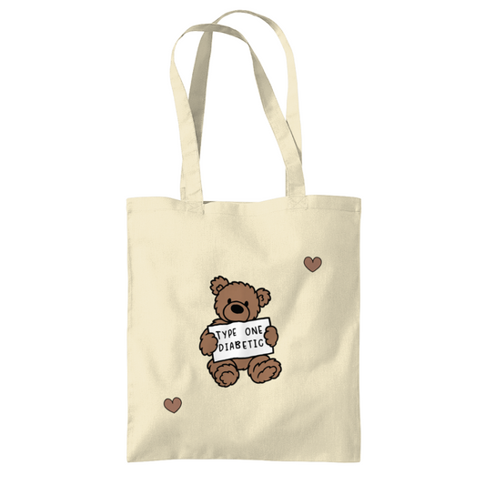 T1D Bear Tote Bag