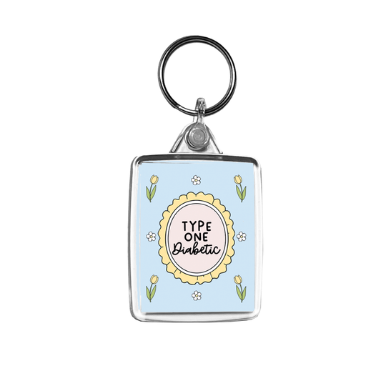 Silly Glucose Goose Keychain