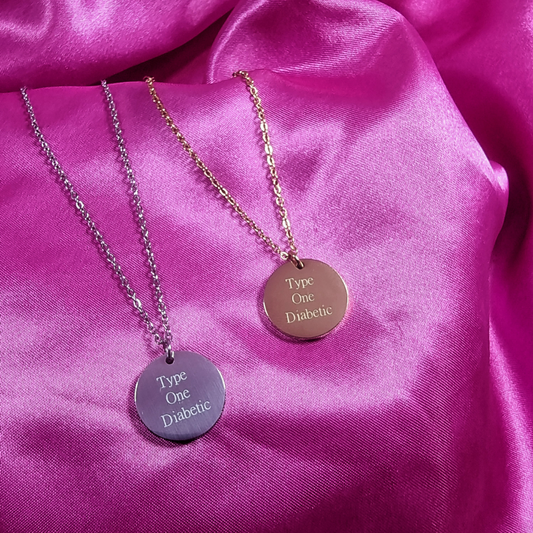 Type One Diabetic Pendant Necklace