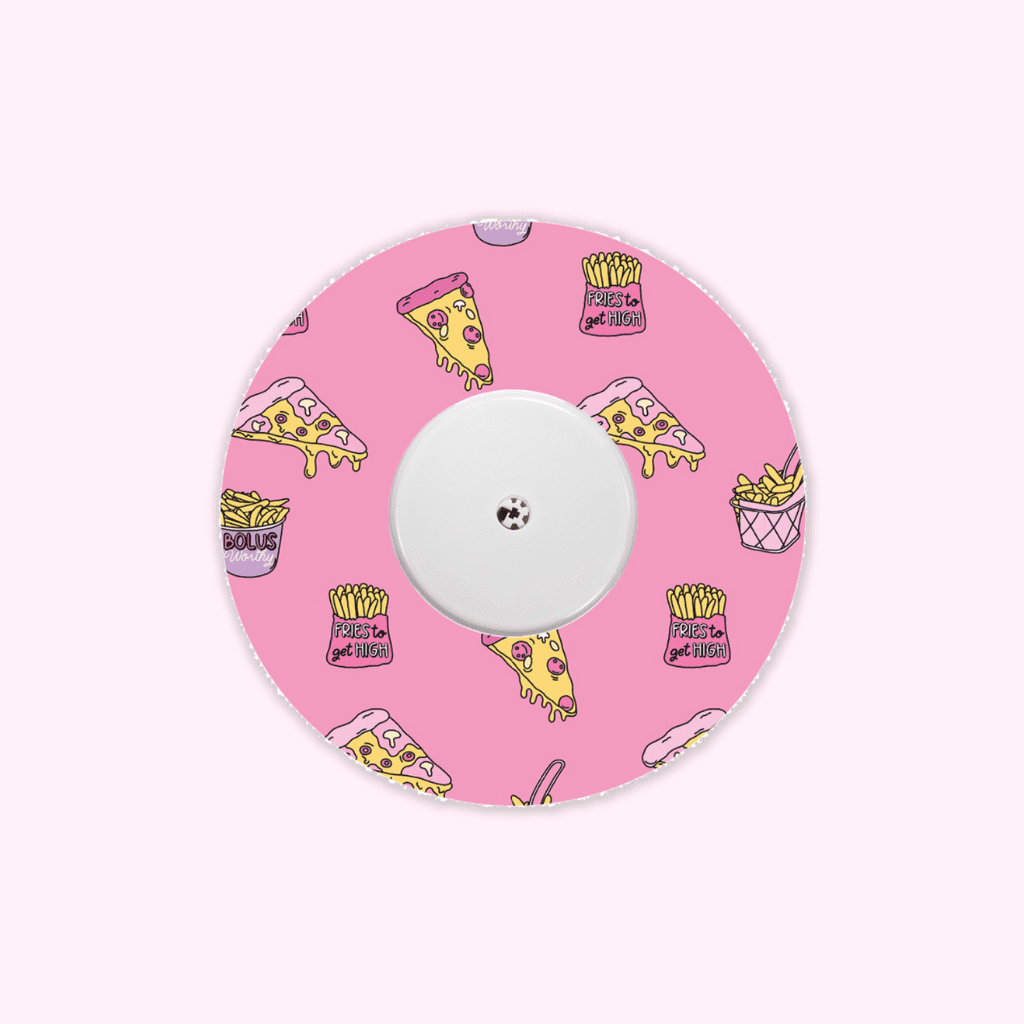 Worth The High Pizza Freestyle Libre 1/2 Patch