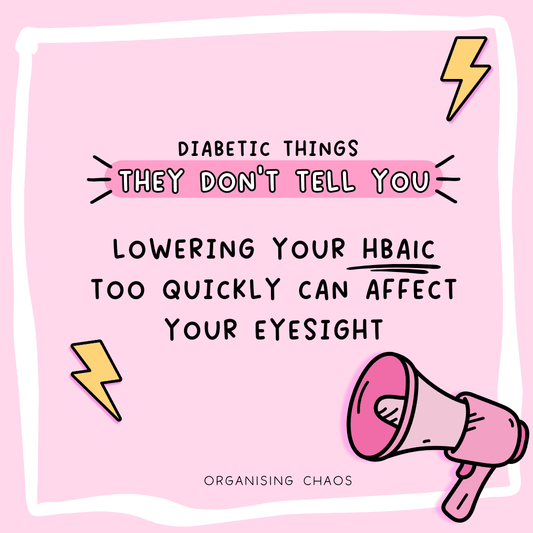 Lowering your HbA1c too quickly can affect your eyes