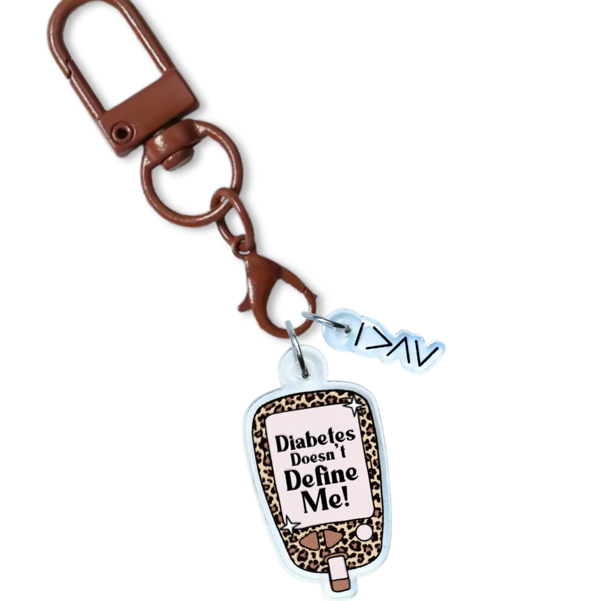 Glucose Monitor Animal Print Charm