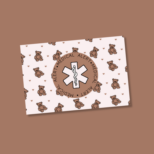 Bear Medical Alert Card