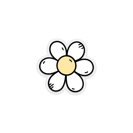 Mini Daisy Clear Sticker