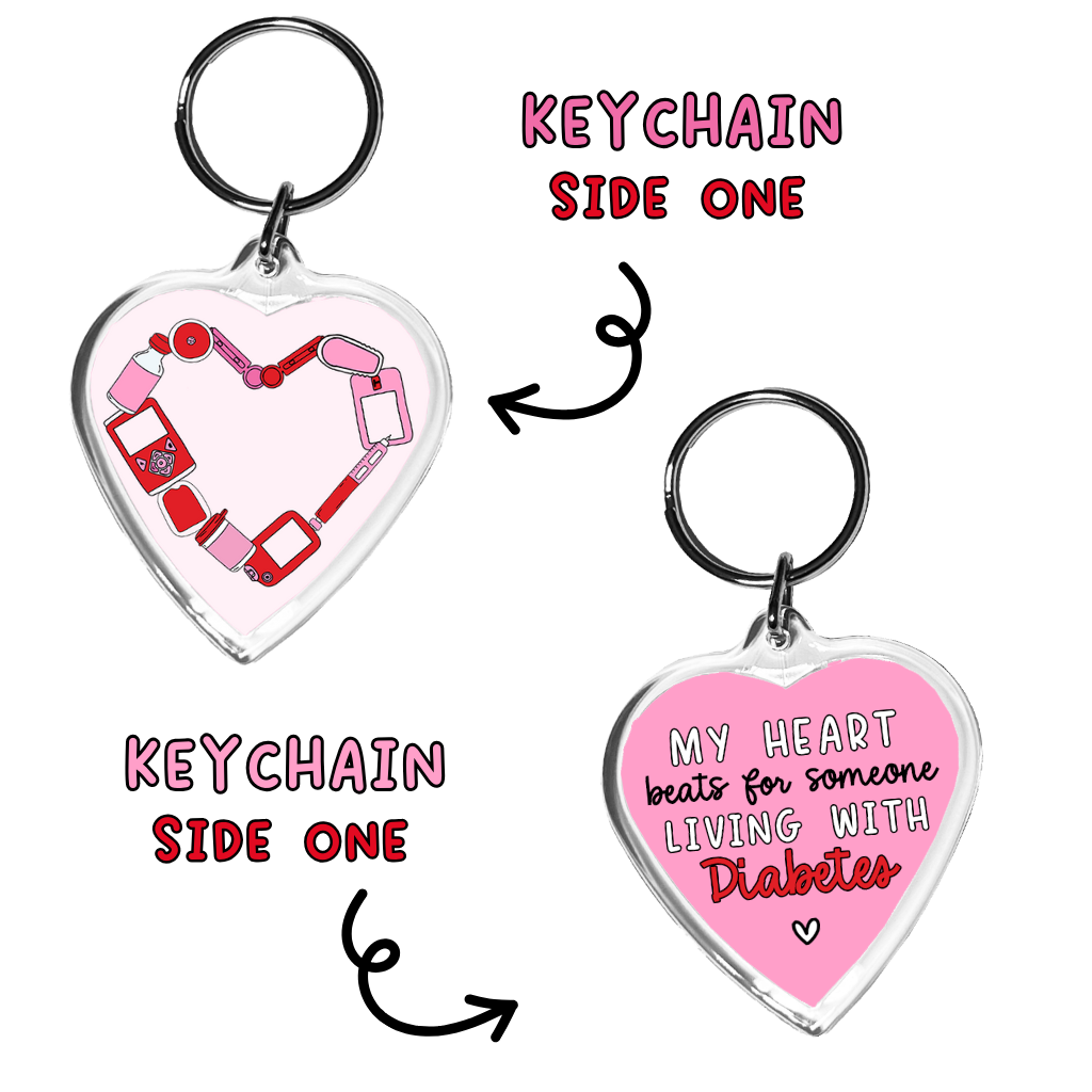 My Heart Beats.. Keychain