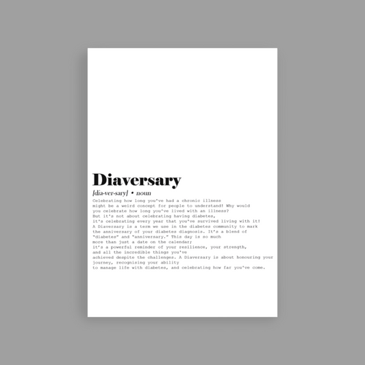 Diaversary Definition Card