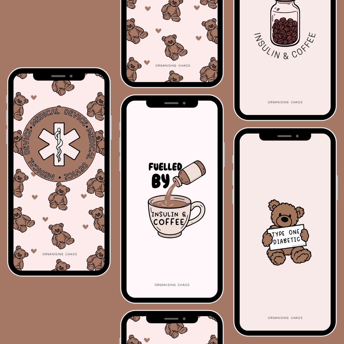 Free Mocha Moods Phone Wallpapers