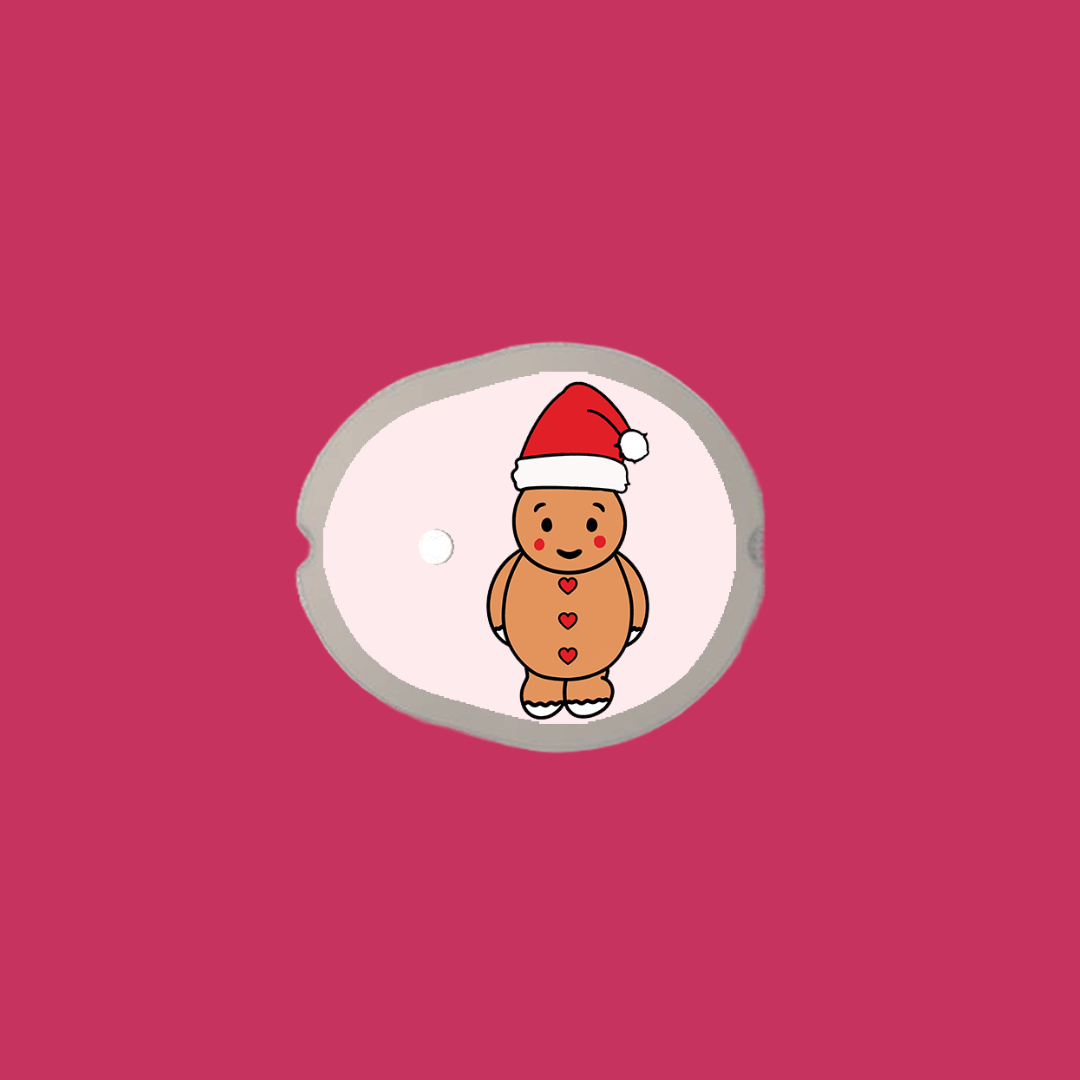 Gingerbread Baby Dexcom G7/One+ Sensor Sticker