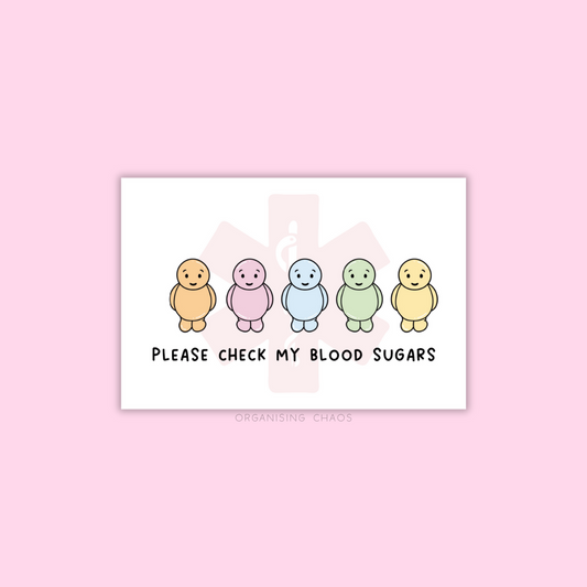 Jelly Baby Medical Alert Card