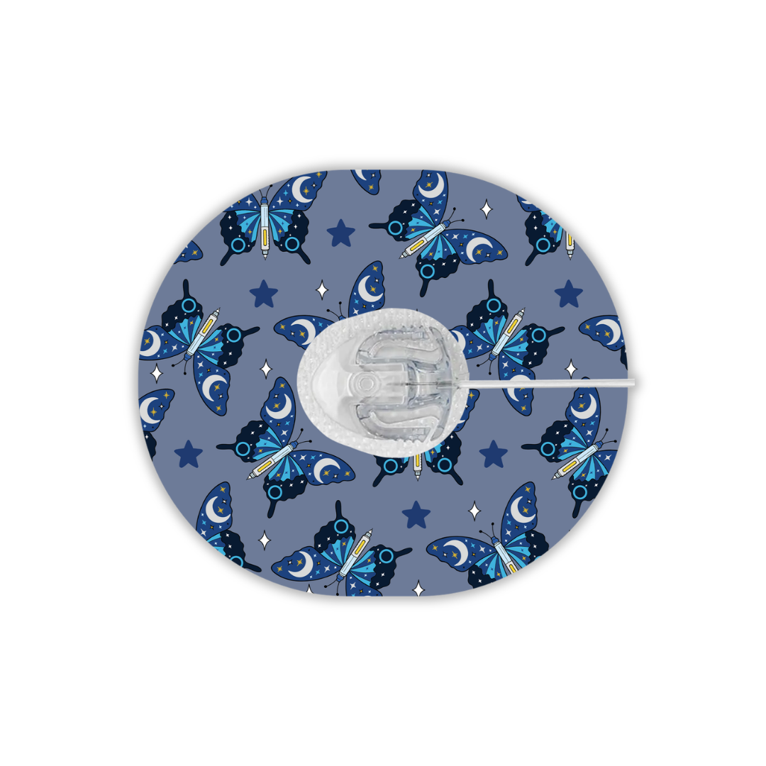 Diabetes Awareness Butterfly Device Patches