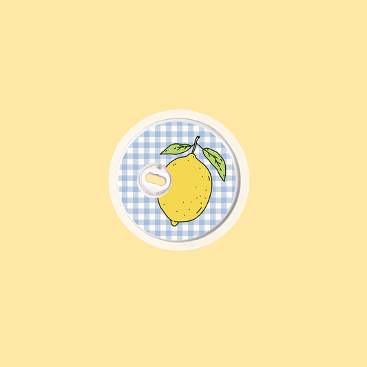 Lemon Zest Freestyle Libre 3 Sensor Sticker
