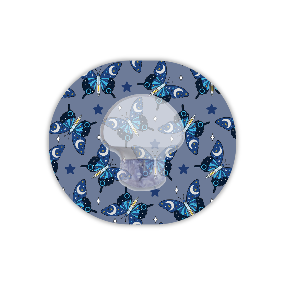 Diabetes Awareness Butterfly Device Patches