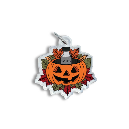 Halloween Insulin Pumpkin Charm