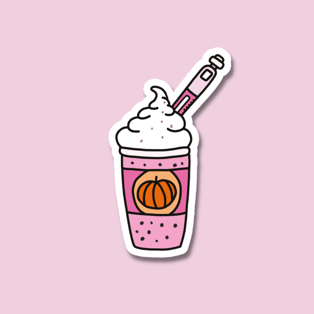 Pumpkin Spike Latte Sticker