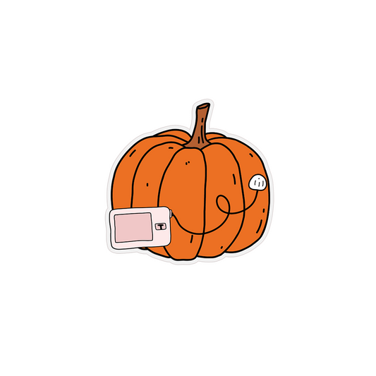 Pumpkin T:Slim Clear Sticker