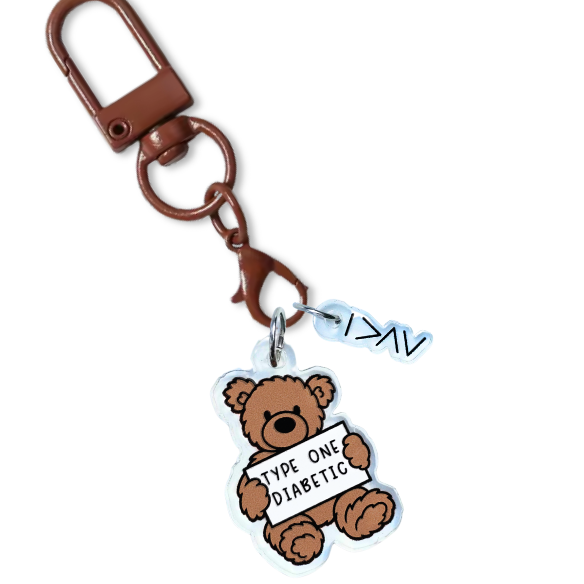 Type One Diabetic Bear Charm