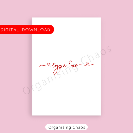 Type One Digital Download